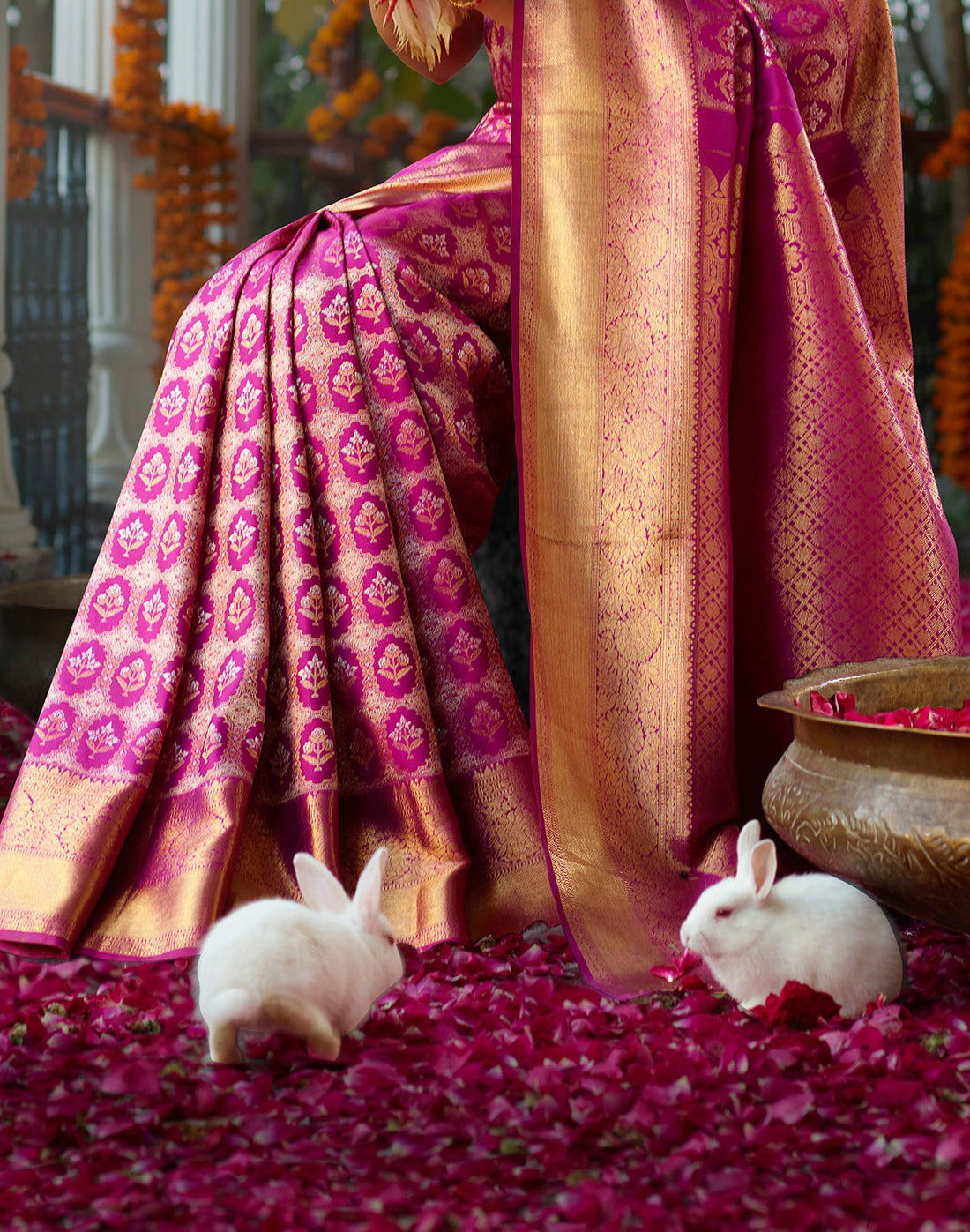 KT 161 Banarasi Soft Silk Wedding Wear Saree Exporters In India